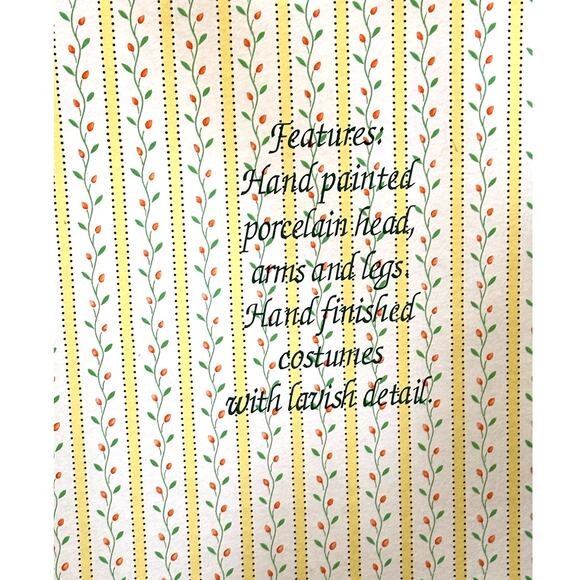 Connoisseur Collection Doll by Seymour Mann 1997 "Tracy" NEW in Box! - Picture 10 of 11